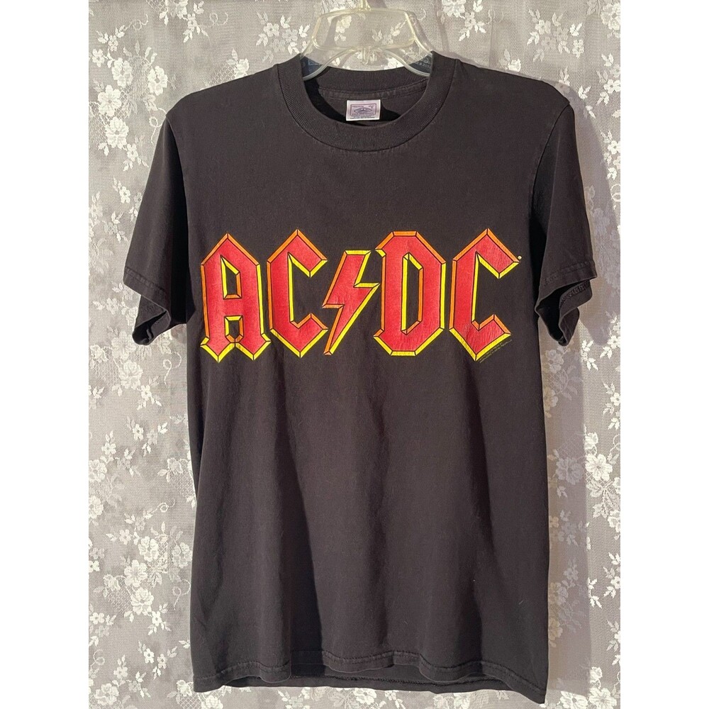 Vintage Y2K AC/DC T-Shirt Size Small 2000s Retro 1970s 70s Hard Rock Graphic Tee